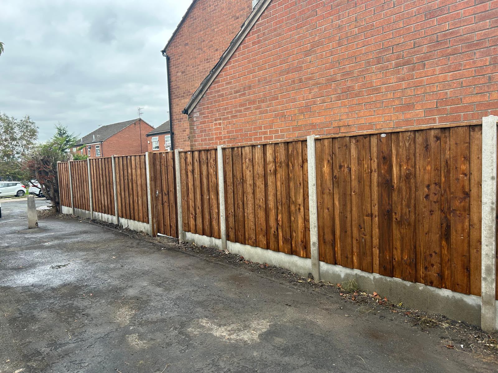 Closeboard Fencing Installation